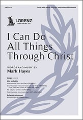 I Can Do All Things Through Christ SATB choral sheet music cover